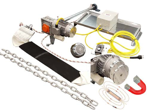 Electric motor for belly band 230V