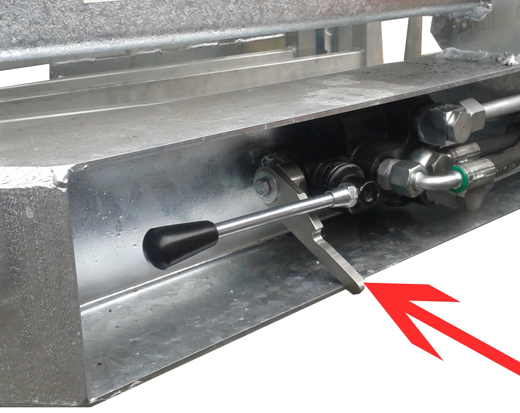 L+R locking pawl frontleg support valve