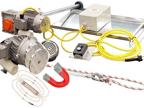 Electric motor rear leg 230V
