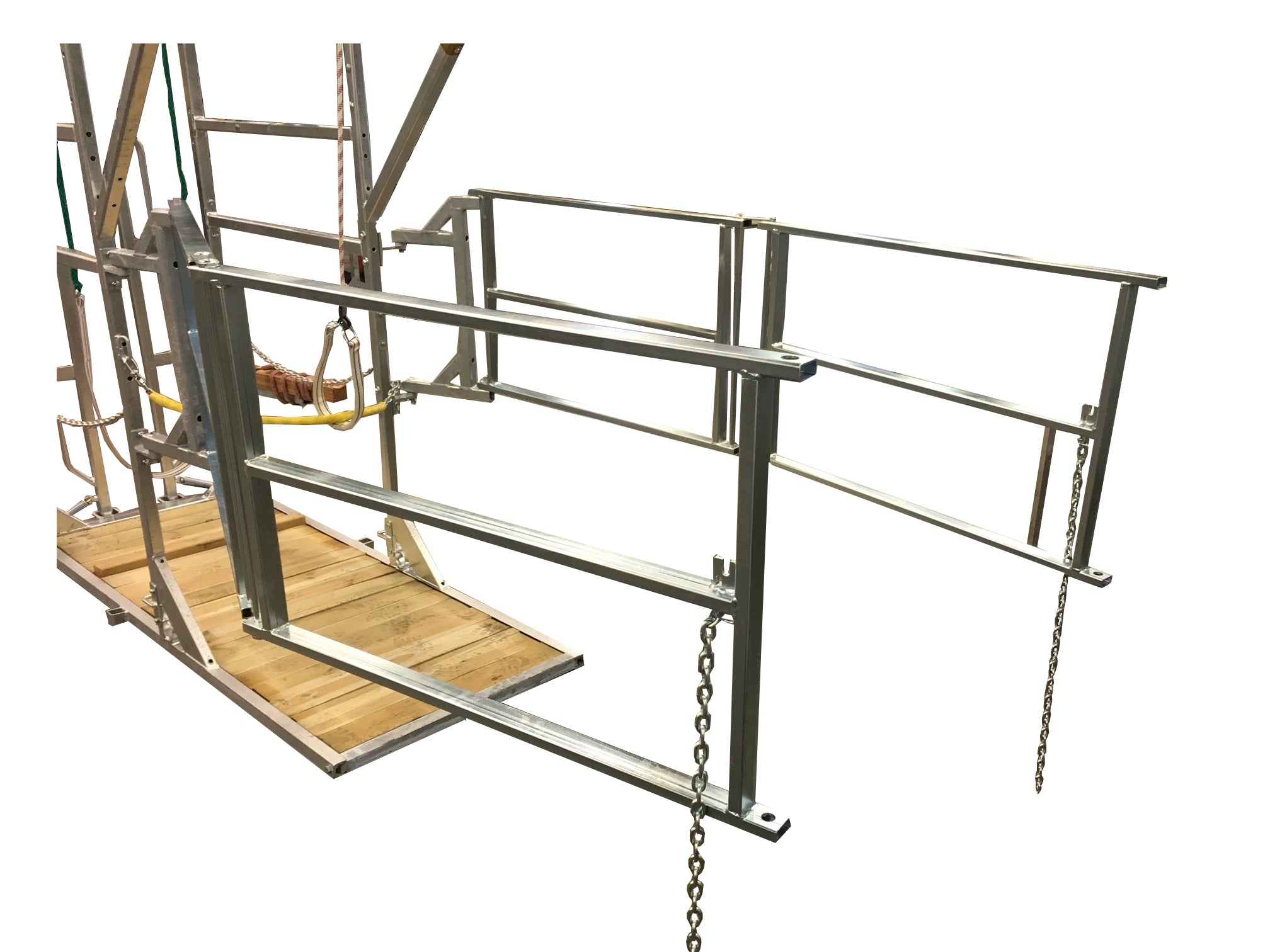 L+R set fold gate iron