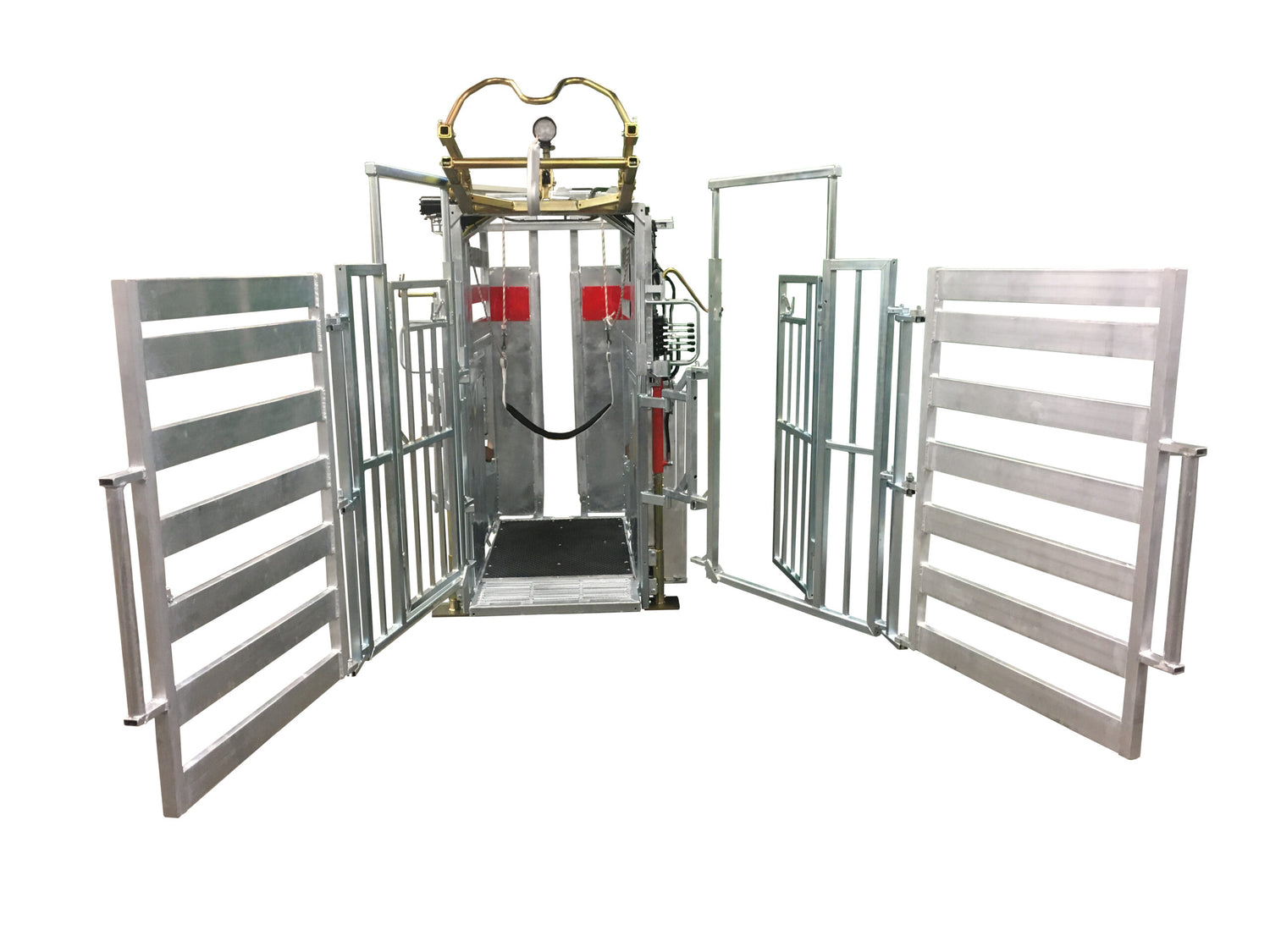 L+R 1DOOR + 2 FOLD GATE ALUM. 1340 MM + LOCK