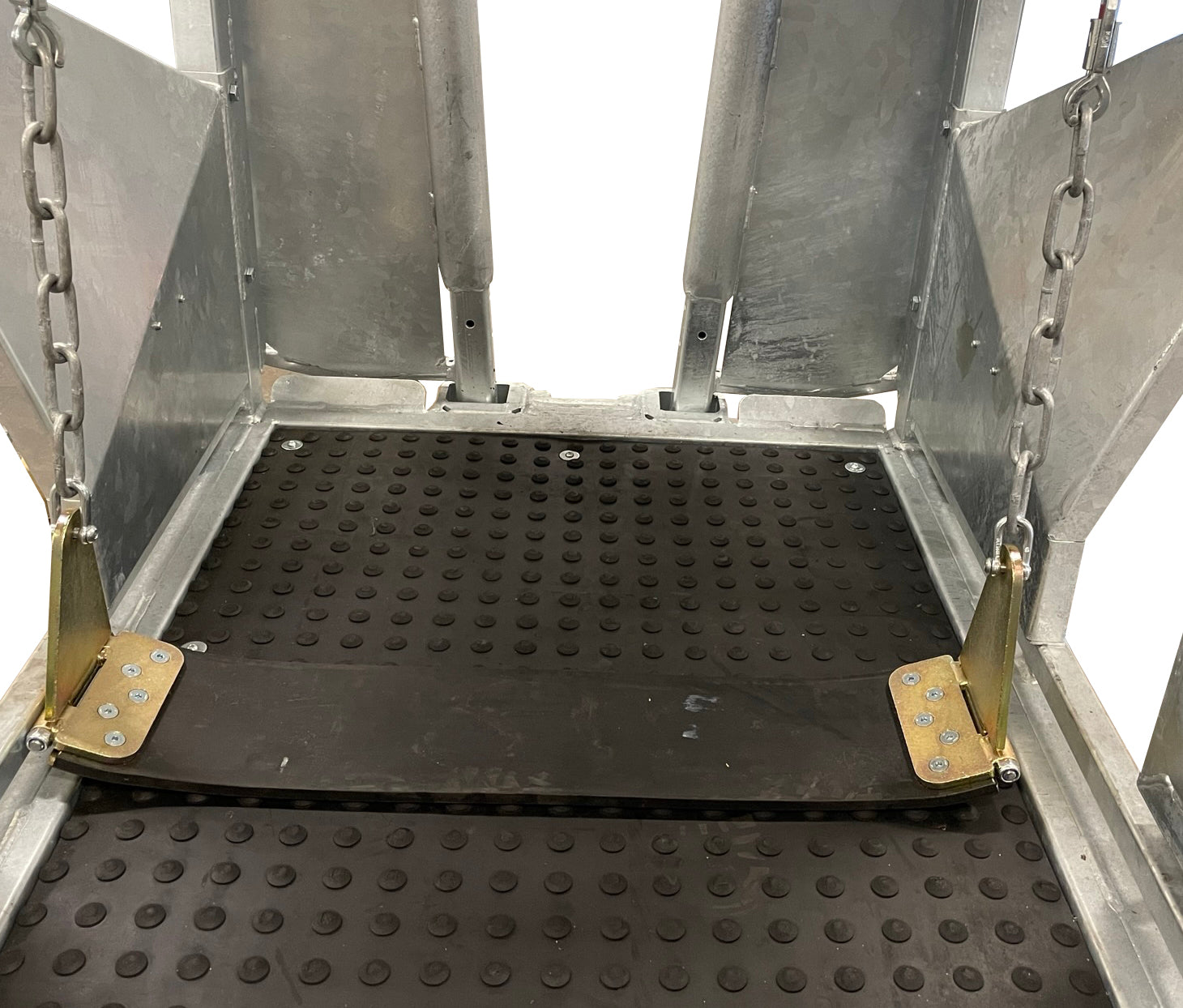 Belly band foldable with rubber mat